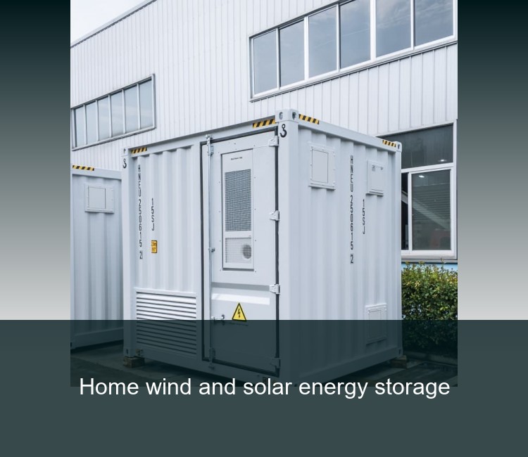 Home wind and solar energy storage