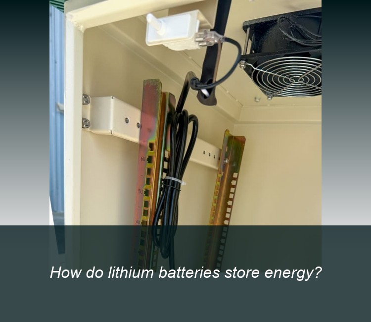 How do lithium batteries store energy?