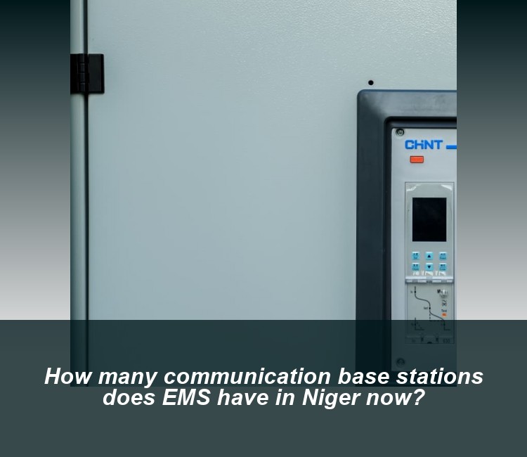 How many communication base stations does EMS have in Niger now?