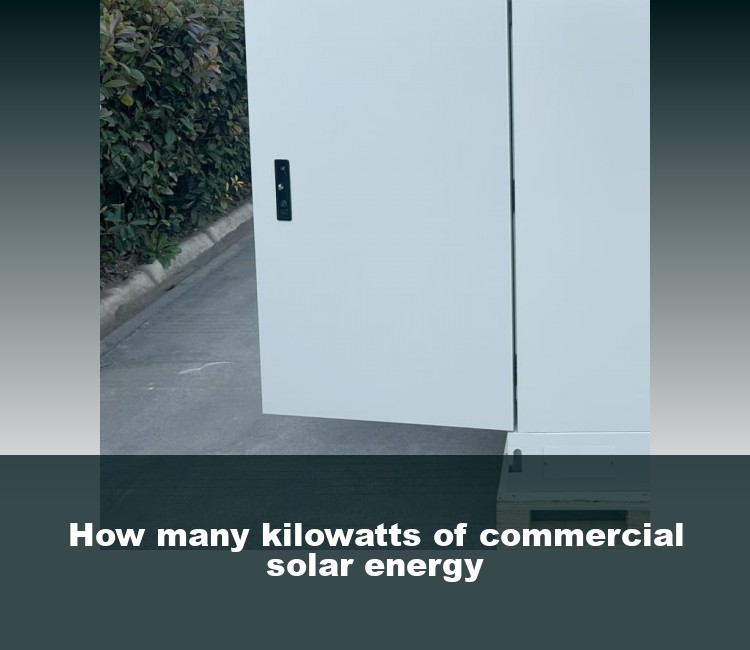 How many kilowatts of commercial solar energy