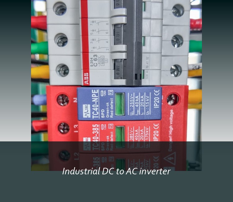 Industrial DC to AC inverter