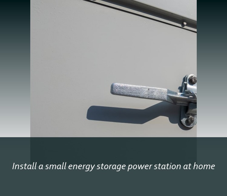 Install a small energy storage power station at home