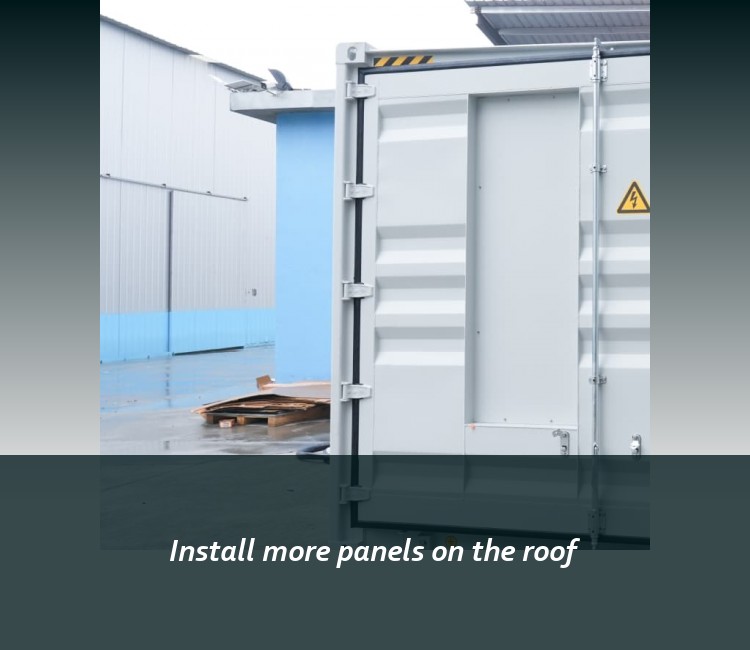 Install more panels on the roof