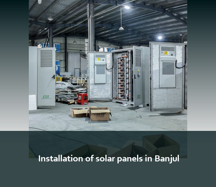 Installation of solar panels in Banjul