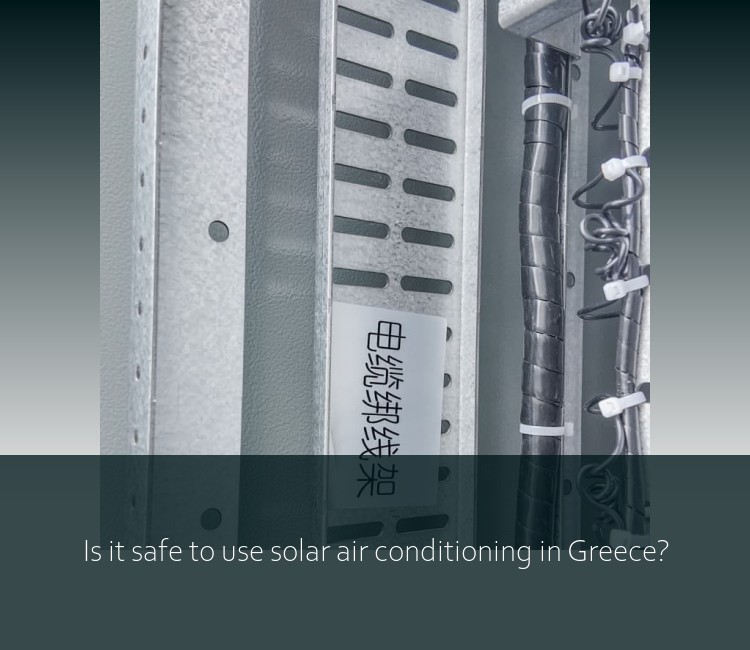 Is it safe to use solar air conditioning in Greece?