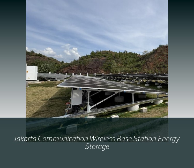 Jakarta Communication Wireless Base Station Energy Storage