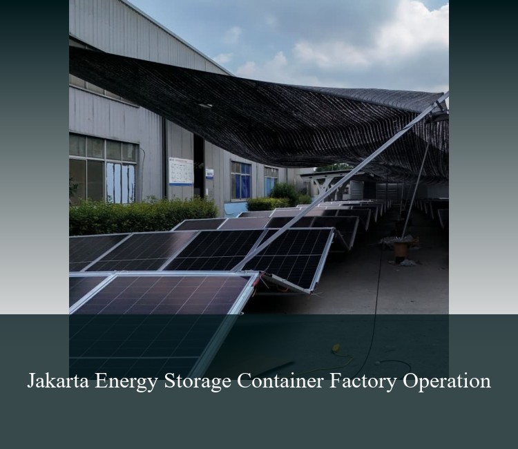 Jakarta Energy Storage Container Factory Operation