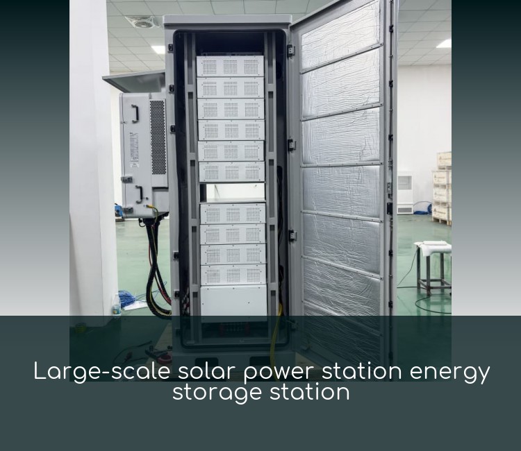 Large-scale solar power station energy storage station