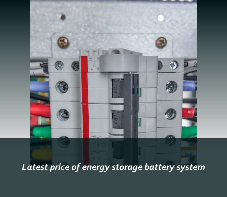 Latest price of energy storage battery system