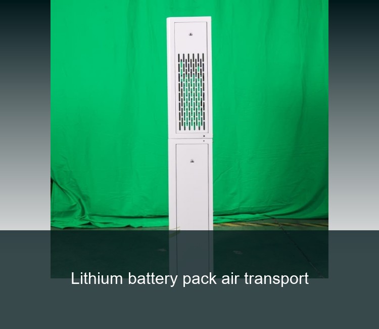 Lithium battery pack air transport