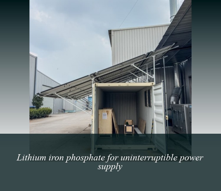Lithium iron phosphate for uninterruptible power supply