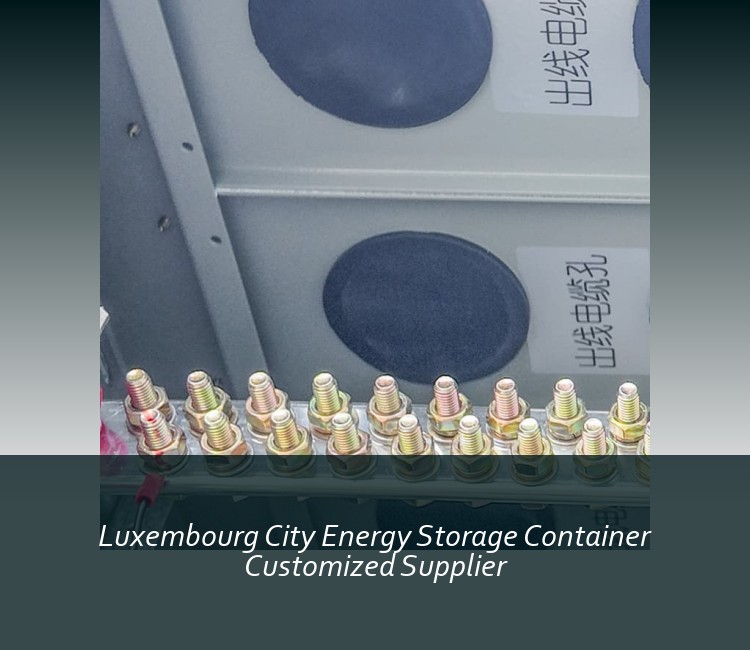 Luxembourg City Energy Storage Container Customized Supplier