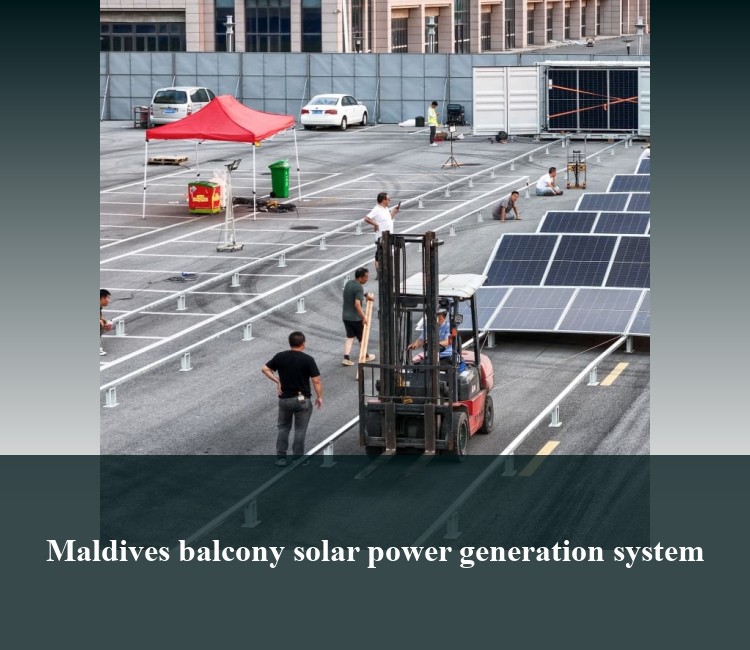 Maldives balcony solar power generation system