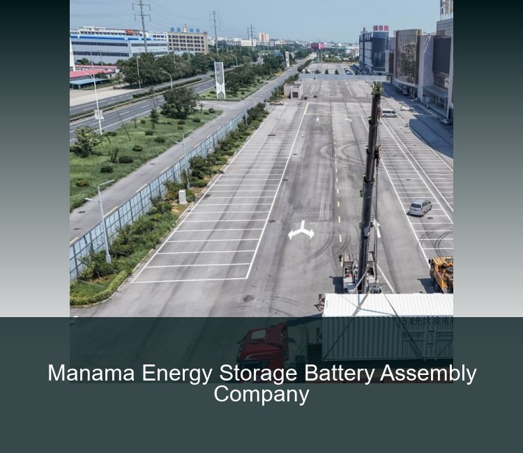 Manama Energy Storage Battery Assembly Company