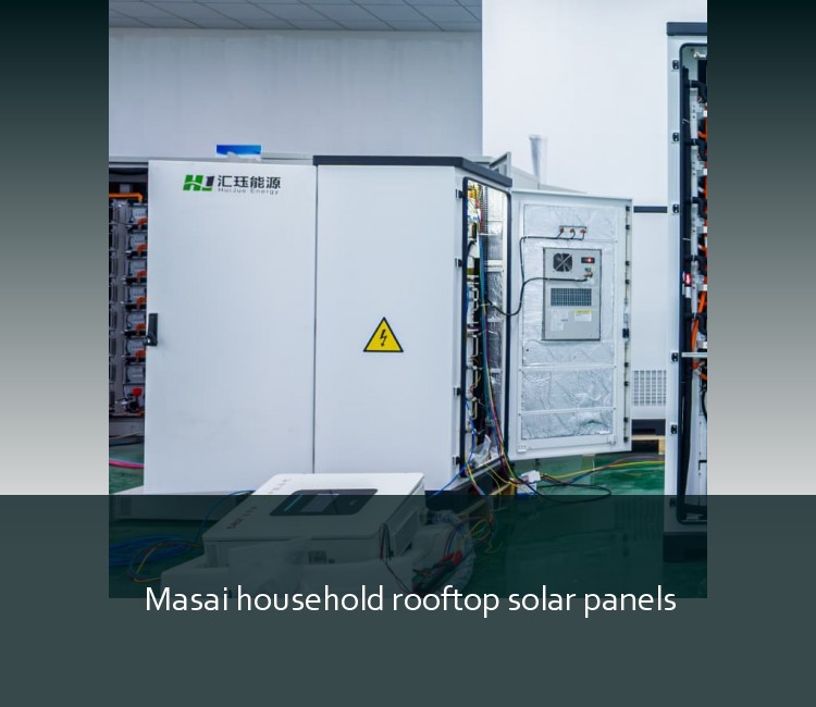 Masai household rooftop solar panels