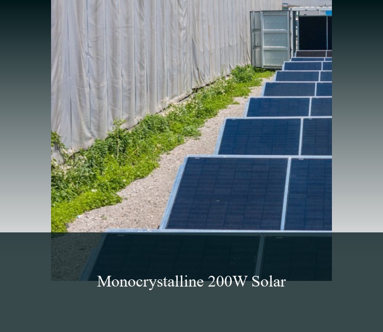 Monocrystalline 200W Solar