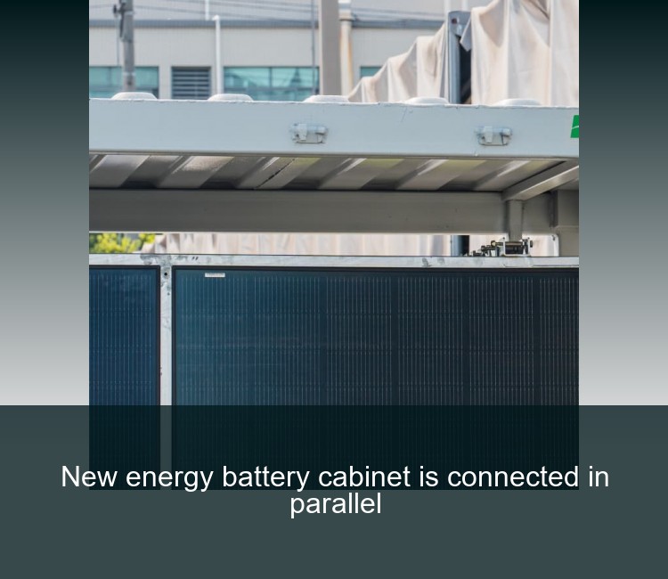New energy battery cabinet is connected in parallel