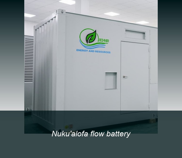 Nuku'alofa flow battery