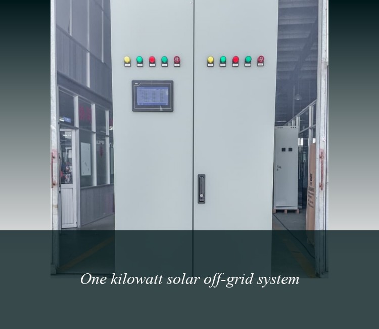 One kilowatt solar off-grid system