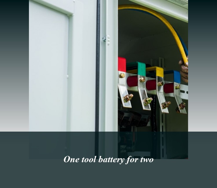 One tool battery for two