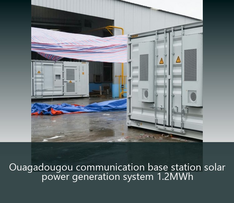 Ouagadougou communication base station solar power generation system 1.2MWh