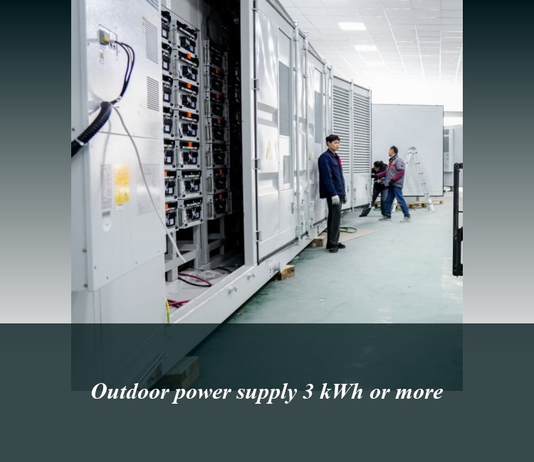 Outdoor power supply 3 kWh or more