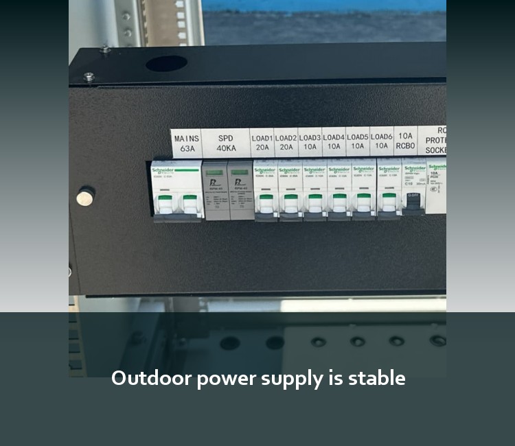 Outdoor power supply is stable