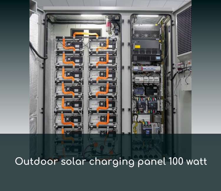 Outdoor solar charging panel 100 watt