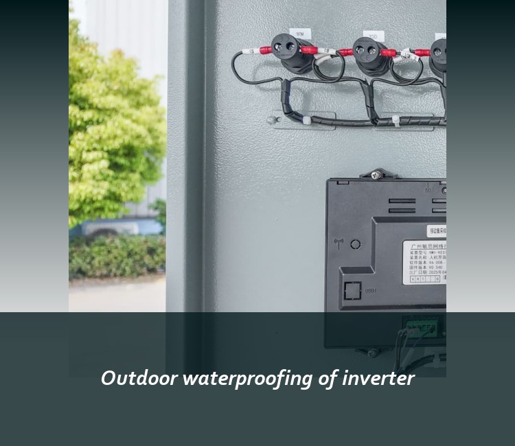 Outdoor waterproofing of inverter