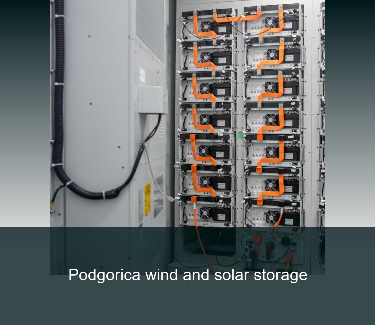 Podgorica wind and solar storage