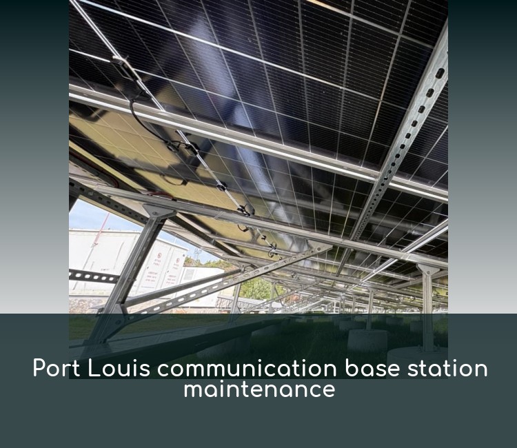 Port Louis communication base station maintenance