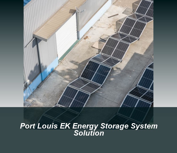 Port Louis EK Energy Storage System Solution