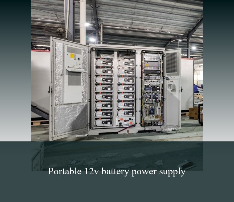 Portable 12v battery power supply