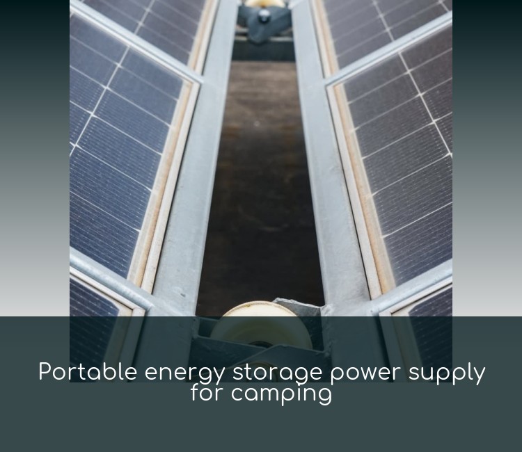 Portable energy storage power supply for camping