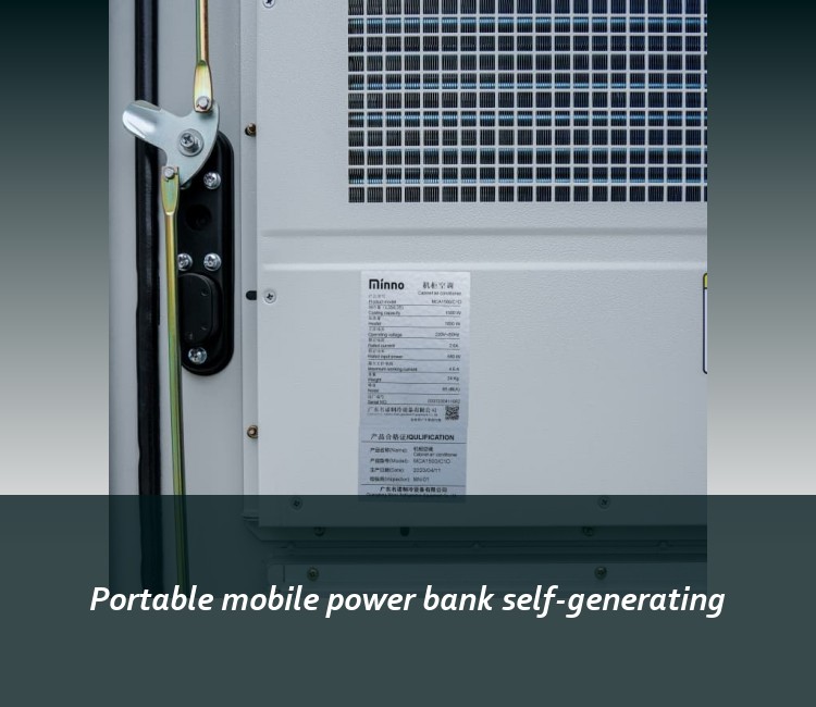 Portable mobile power bank self-generating
