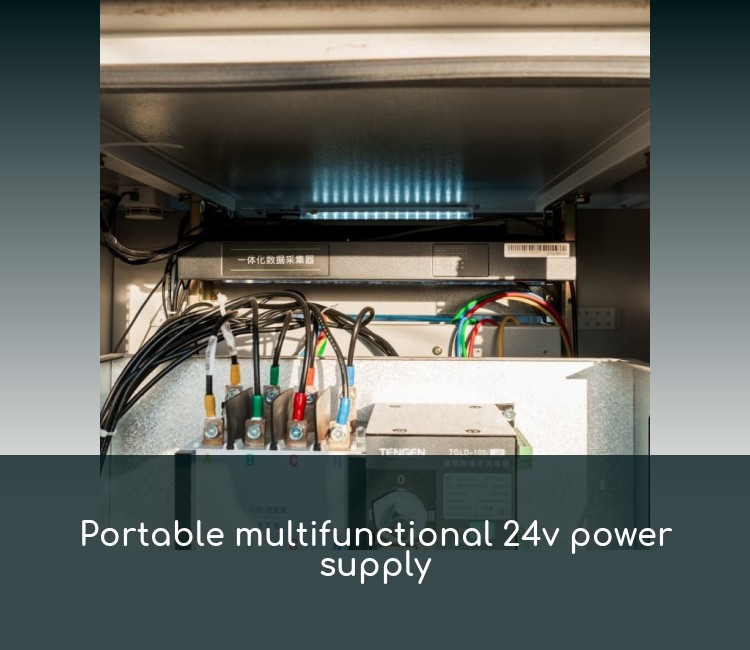 Portable multifunctional 24v power supply