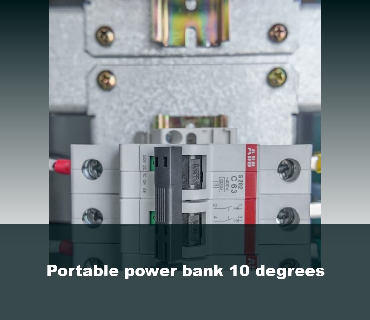 Portable power bank 10 degrees