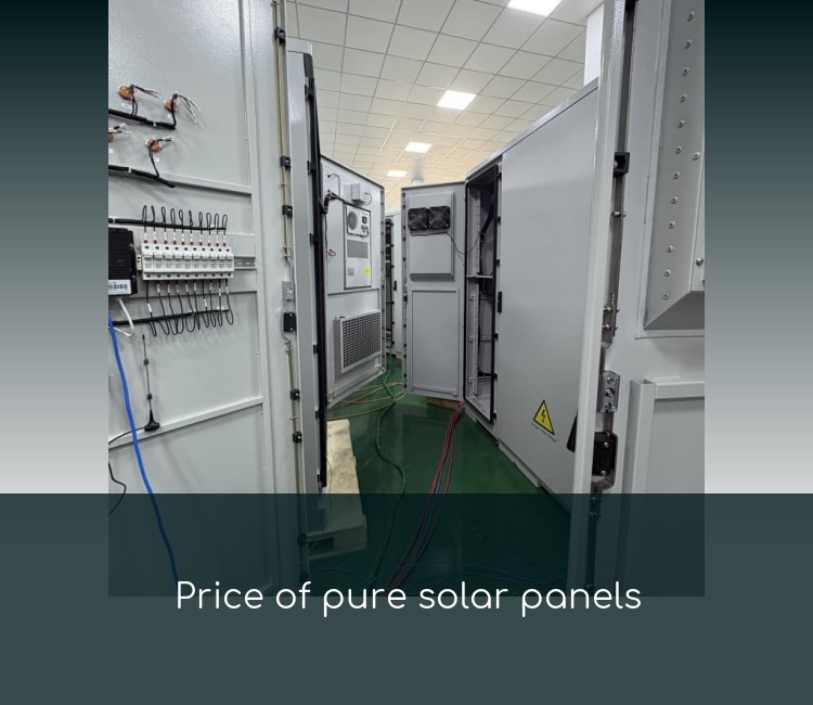 Price of pure solar panels