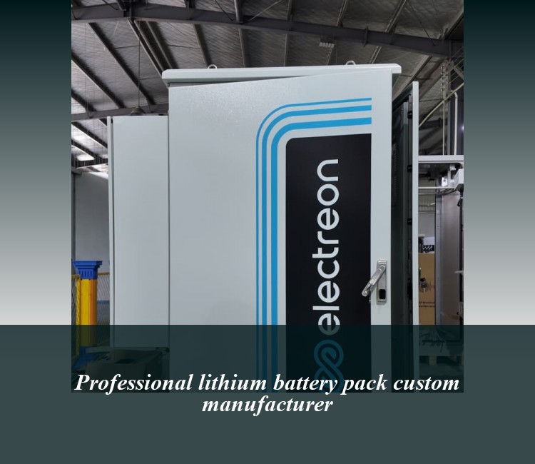 Professional lithium battery pack custom manufacturer