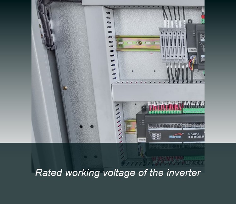 Rated working voltage of the inverter