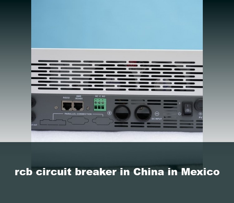 rcb circuit breaker in China in Mexico
