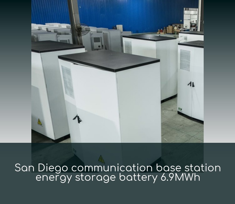 San Diego communication base station energy storage battery 6.9MWh