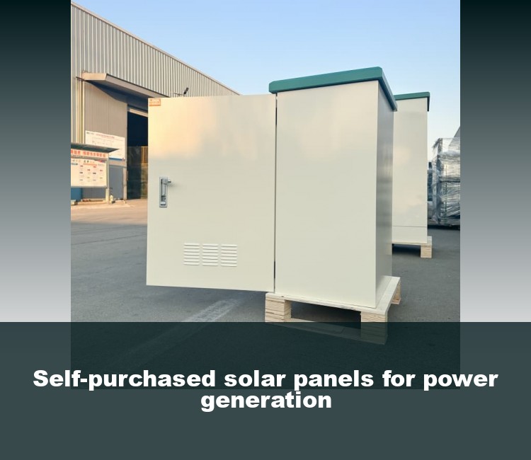 Self-purchased solar panels for power generation