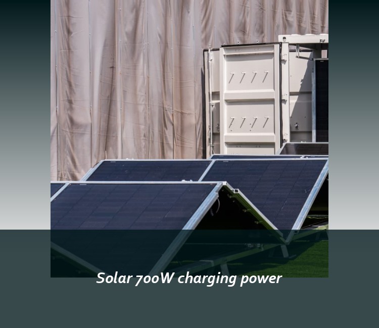 Solar 700W charging power