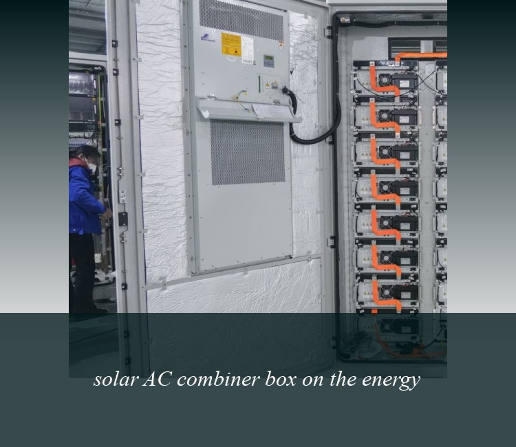 solar AC combiner box on the energy