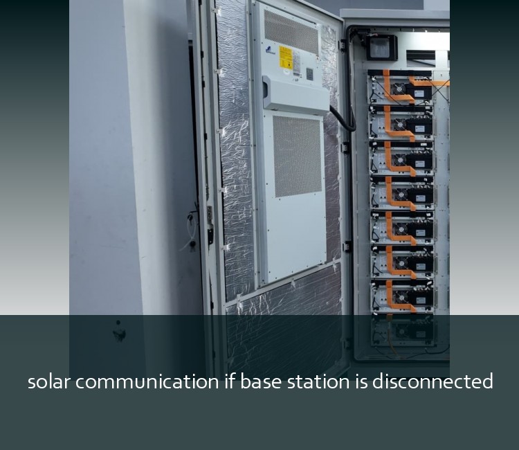 solar communication if base station is disconnected