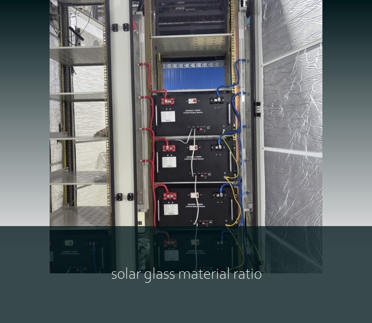 solar glass material ratio