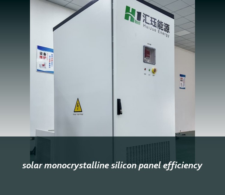 solar monocrystalline silicon panel efficiency
