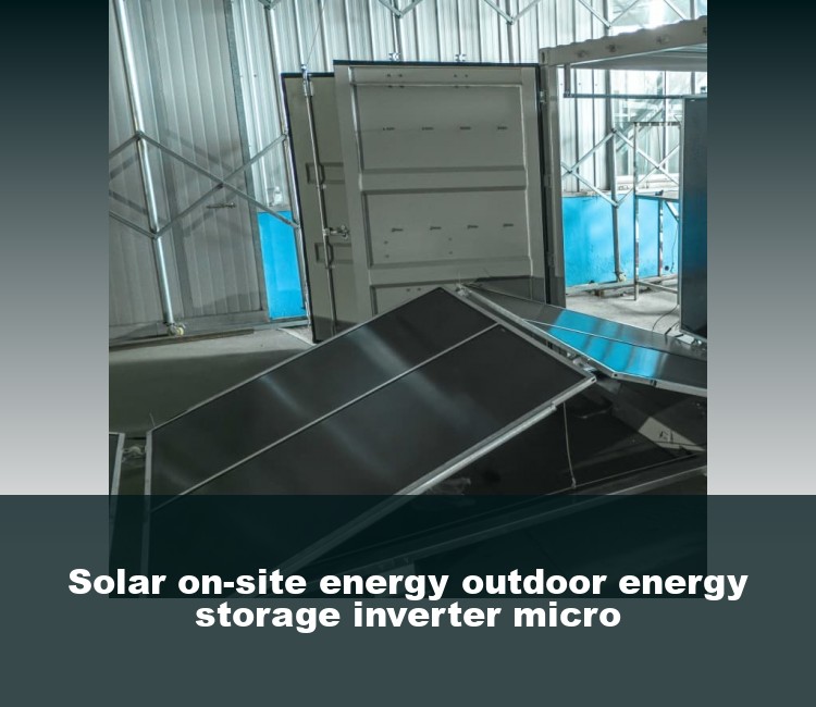 Solar on-site energy outdoor energy storage inverter micro