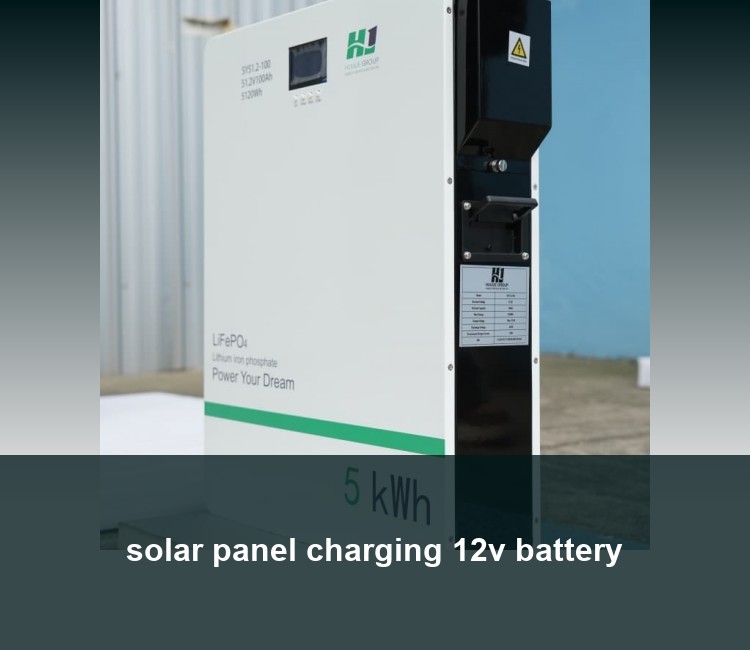 solar panel charging 12v battery